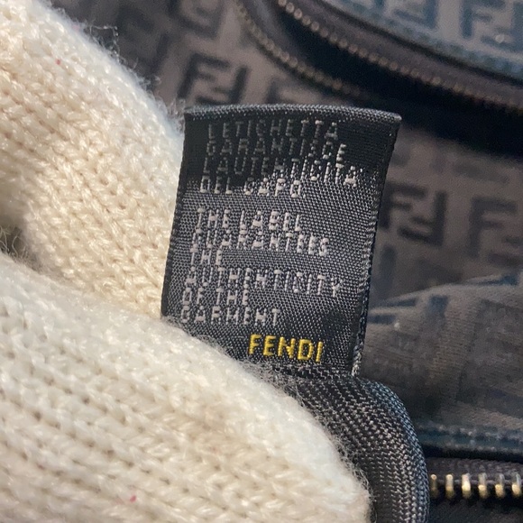 Black Fendi Zucca Canvas &Leather hobo bag - Picture 9 of 10